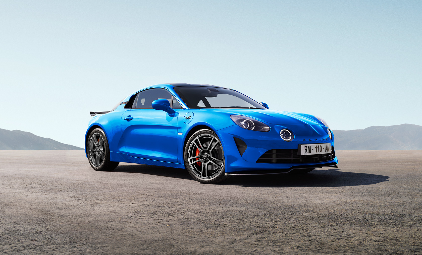 Alpine　アルピーヌ　オリジナル？　新品　コレクション品　ホーンボタン　2個 アルピーヌがル・ボラン カーズ・ミート2022横浜に出展 - Alpine Japon